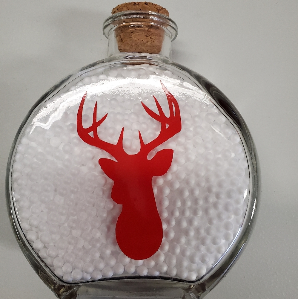 Deer Head Mini Cork Bottle